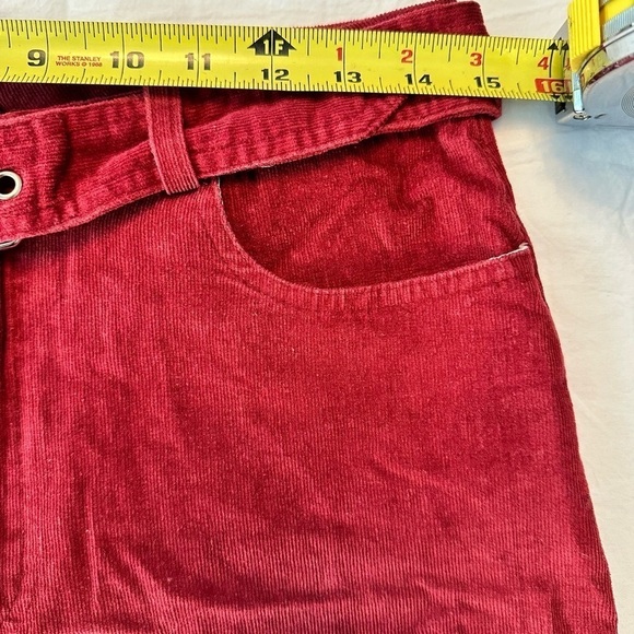 Women’s Raspberry Corduroy Mini Skirt. Bought in England - US Size 6 - Picture 8 of 10
